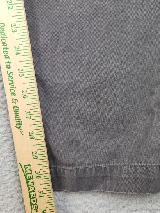 Banana Republic Pants Men's 34x34 Gray Chinos Emerson Straight Leg Casual Slacks - Picture 5 of 9